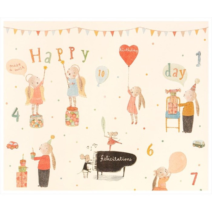 

Pesta- Maileg Gift Wrap Paper - Happy Day