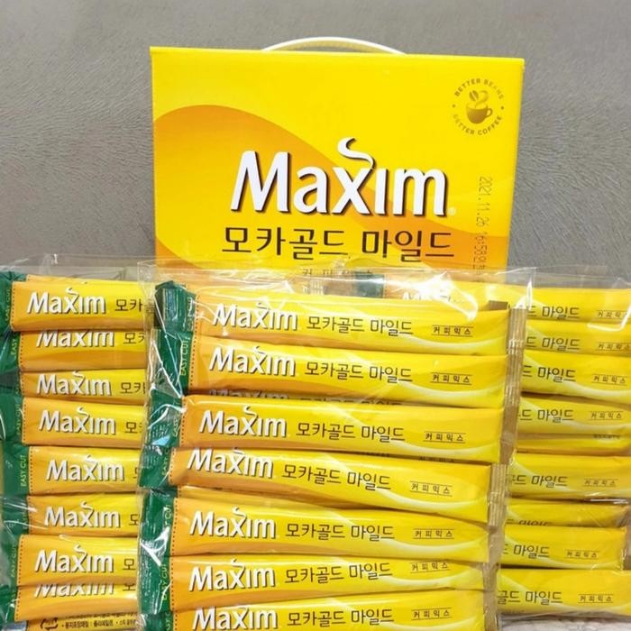 

Bundling isi 20 Sticks Maxim Coffee Korea (Ori/Mocha/White/Mix)