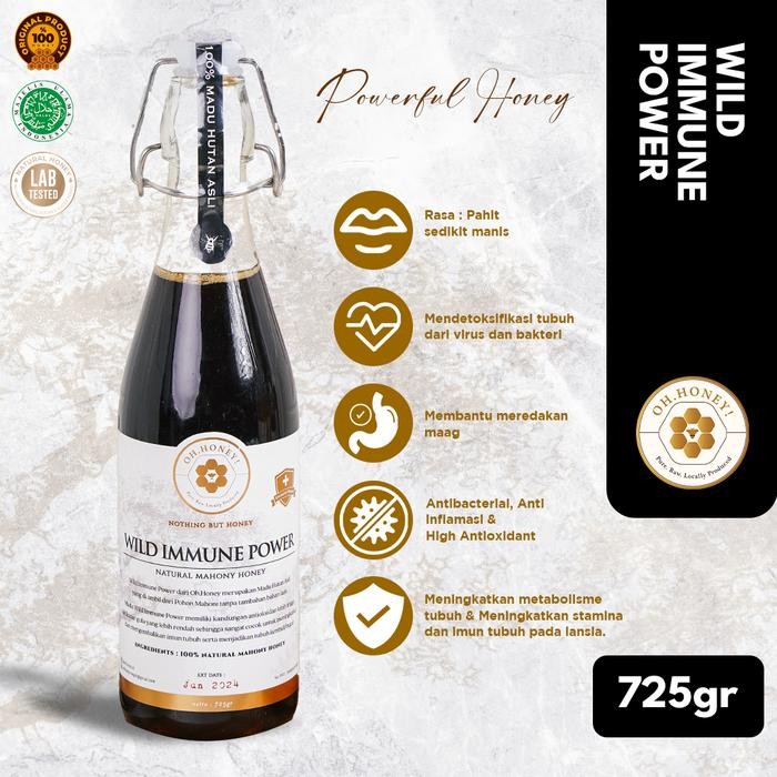 

Wild Immune Power - Powerful Immune Booster / 100% Madu Hutan Asli