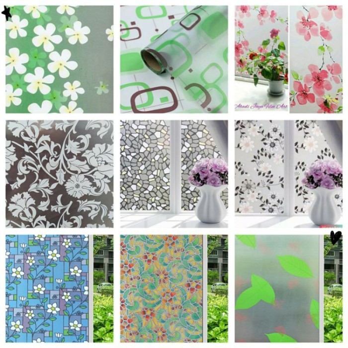 STICKER KACA / Stiker Kaca Film Wallpaper Jendela Rumah 50 CM X 120 CM