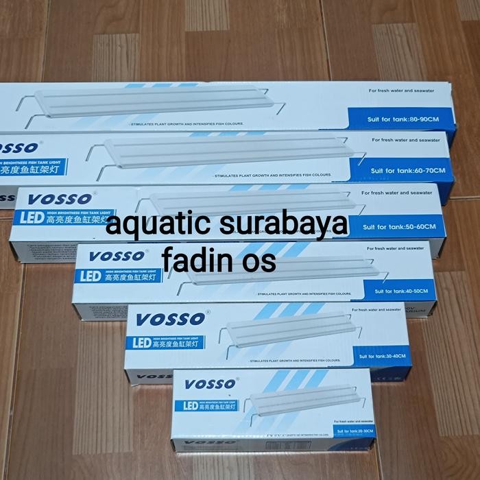 LAMPU LED GANTUNG AQUARIUM VOSSO LAMPU ATAS AQUARIUM SUPER TERANG