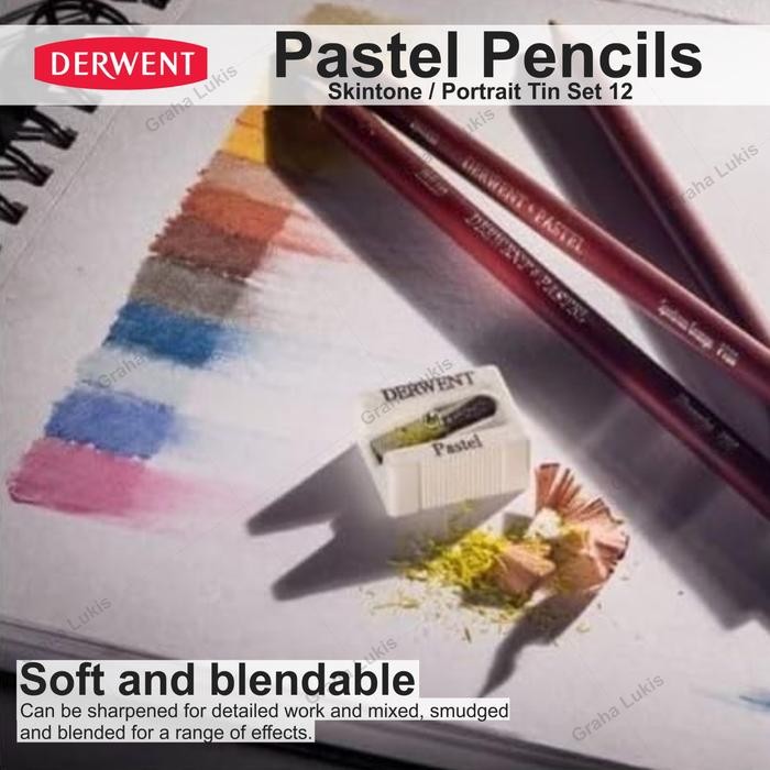 

DERWENT PASTEL PENCIL SKINTONES 12