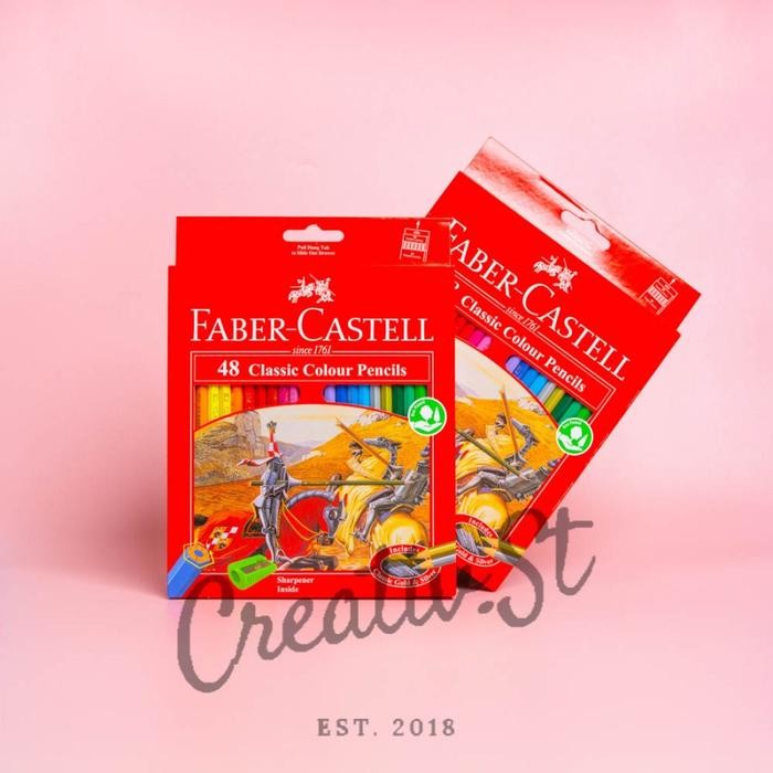 

FABER CASTELL FABER-CASTELL PENSIL WARNA CLASSIC COLOR 48 WARNA COLOR PENCIL