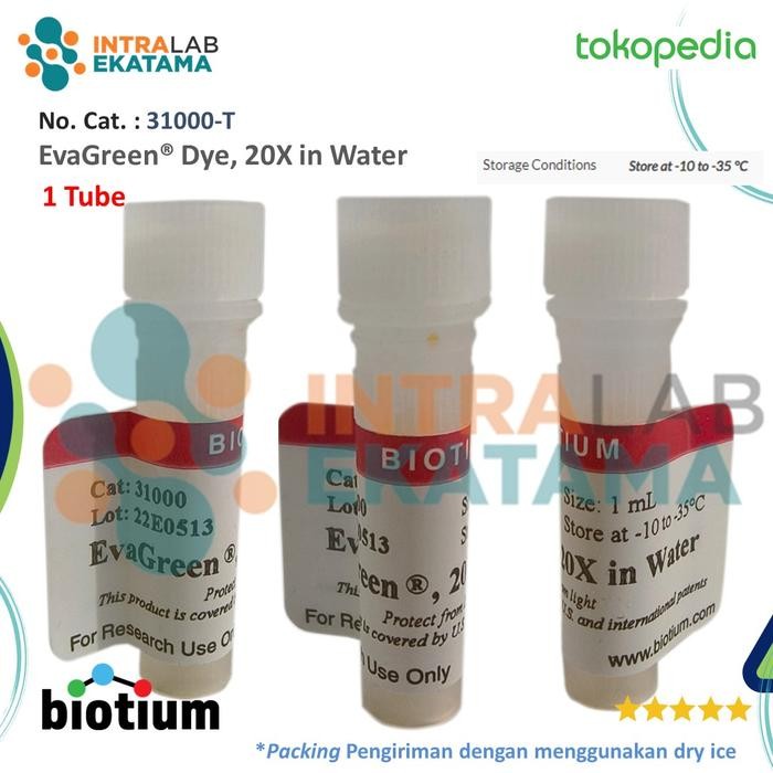 

EVAGREEN DYE, 20X IN WATER, 1 TUBE, (31000-T), BIOTIUM