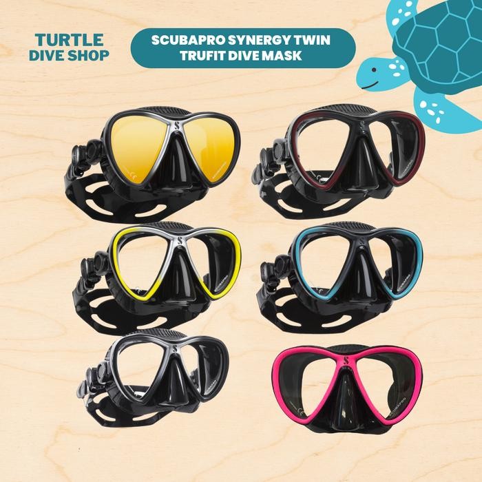 Scubapro Synergy Twin Trufit Mask Scuba Diving - Masker Selam