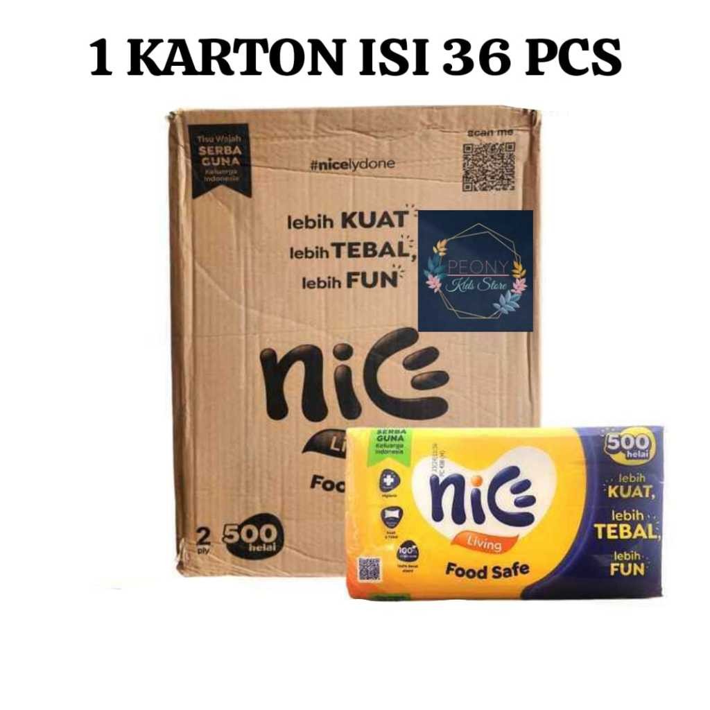 Grosir Nice Facial Tissue 250s 2ply / Tisu Wajah Nice 250 Sheets 2 Ply