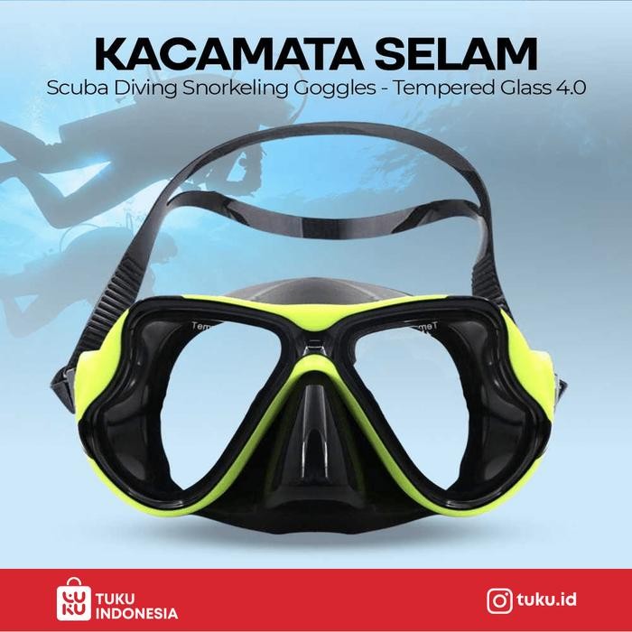 Kacamata Selam Scuba ZACRO Diving Mask Snorkeling