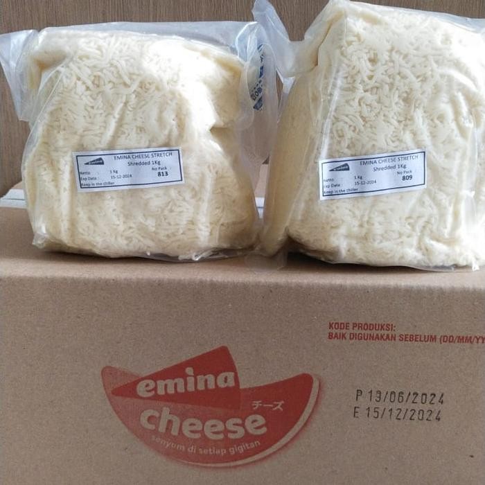 

BARANG TERLARIS Emina Cheese Stretch Shredded 1kg / Emina Parut 1kg