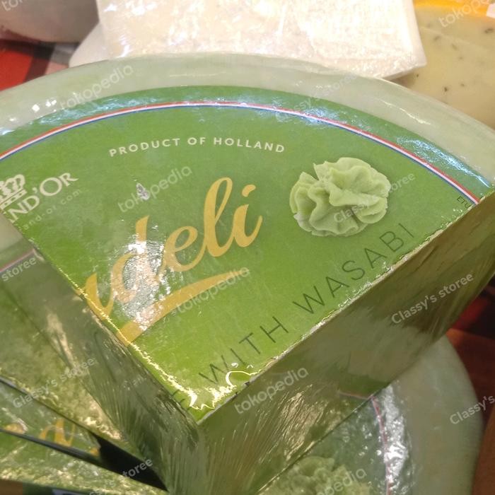 

BARANG TERLARIS grandor gouda wasabi/keju gouda/keju repack 200 gr/cheese