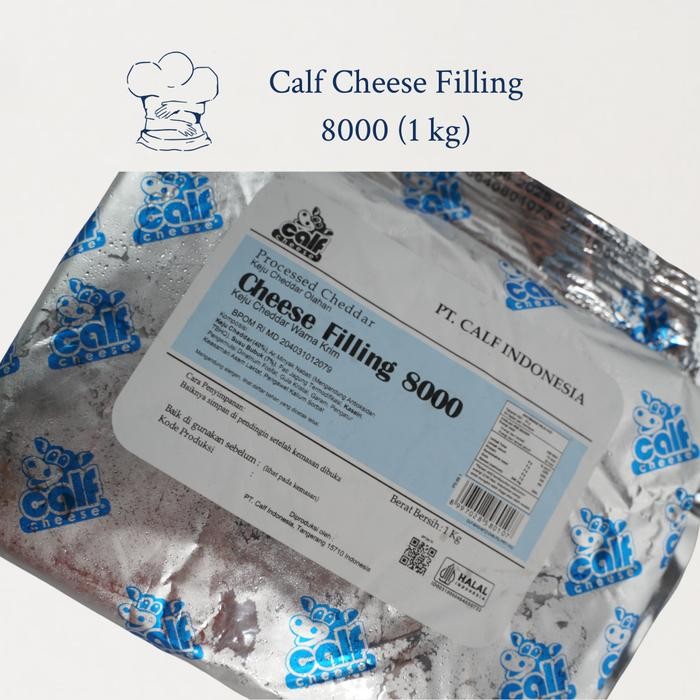 

BARANG TERLARIS Calf Filling Cheese 8000/Filing Keju/Keju Chedaar Olahan 1kg