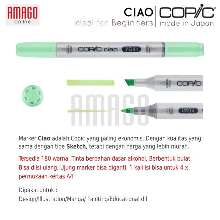 

COPIC CIAO - 36 COLOR SET D - CCM/36D