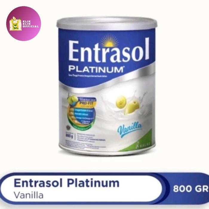

BARANG TERLARIS ENTRASOL PLATINUM VANILA COKLAT 800 GRAM /ENTRASOL PLATINUM 800 GR