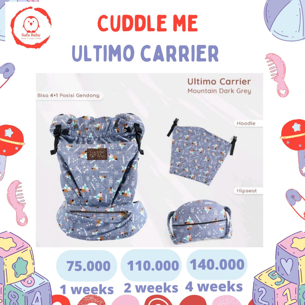 SEWA GENDONGAN BAYI CUDDLE ME ULTIMO, LEVANA, LITE