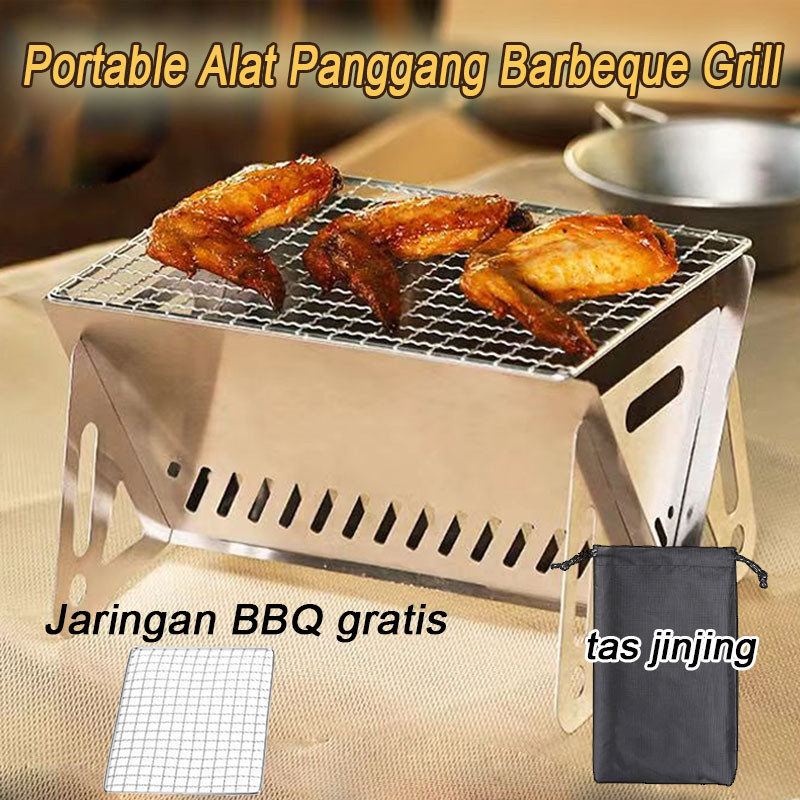 Anbolt Panggangan BBQ Alat Panggangan Panggangan BBQ Menggunakan Arang Gratis Jaringgan BBQ Gratis