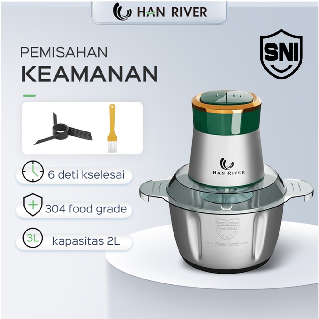 HAN RIVER Blender HRJRJ-S2BK chopper 2L
