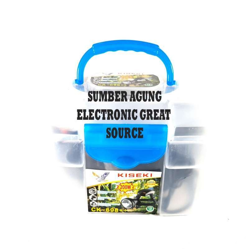 Ck698 Kiseki Senter Kepala 200W 200 Watt Led Tahan 15Jam 10000Mah 500M Pengerangan Promo
