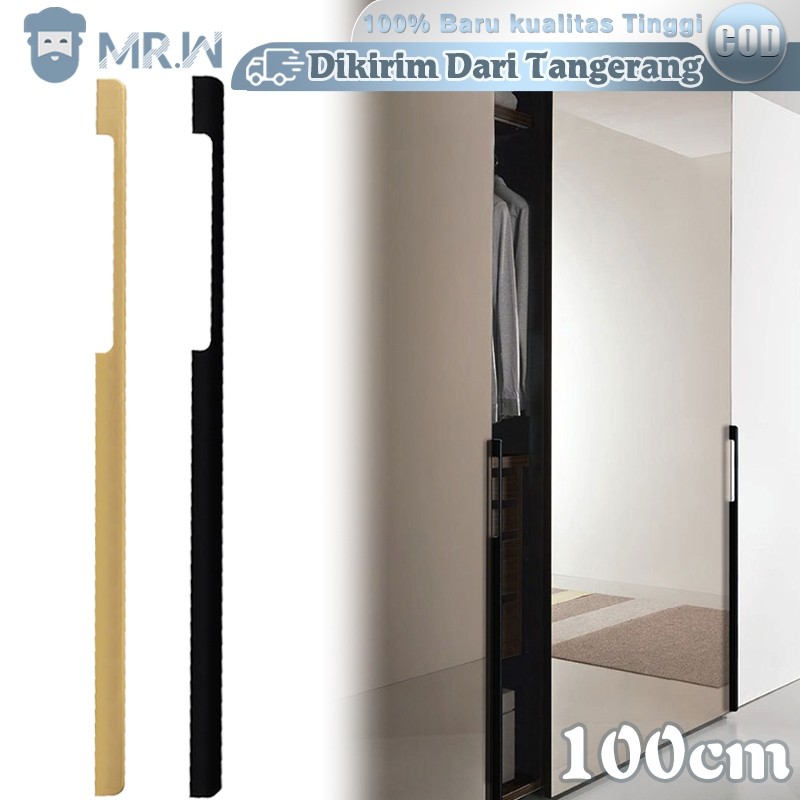 Tarikan Pintu Lemari Panjang 100cm Handle Lemari Panjang Gagang Lemari Modern Gagang Pintu Lemari