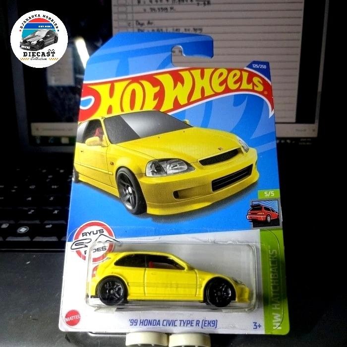 hot wheels 99 honda civic type r ek9