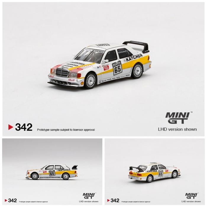 MINIGT 342 MERCEDES-BENZ 190E 2.5-16 EVOLUTION II #65 AMG MOTORENBAU