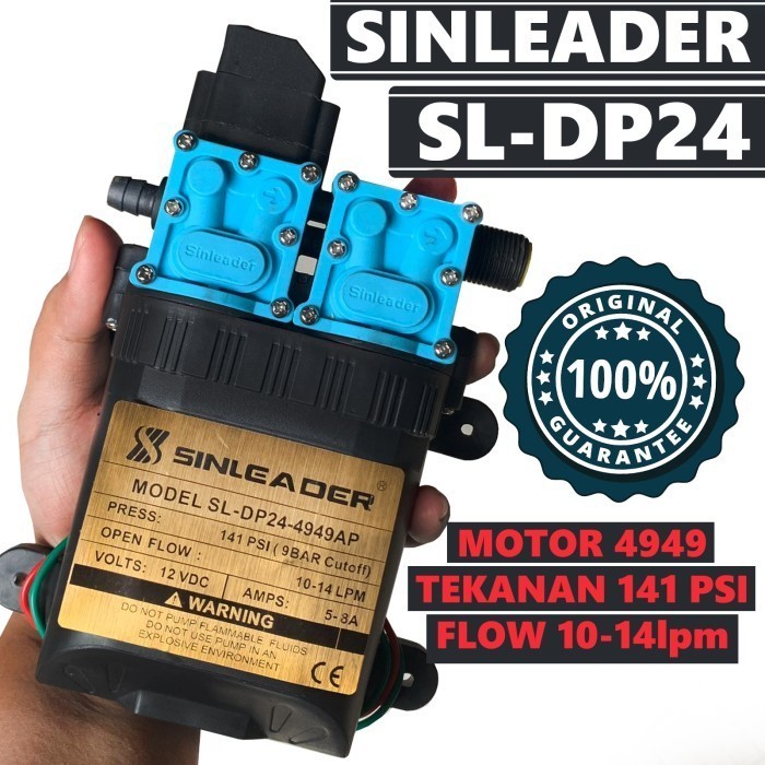 Termurah Paket Box Cuci Motor Dan Mobil Dual Pump Sinleader Selang 10M Lengkap