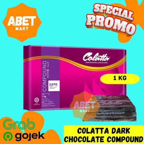 

Colatta Dark Chocolate Compound 1 Kg - Coklat 1kg Pak Kompon Kue Kotak