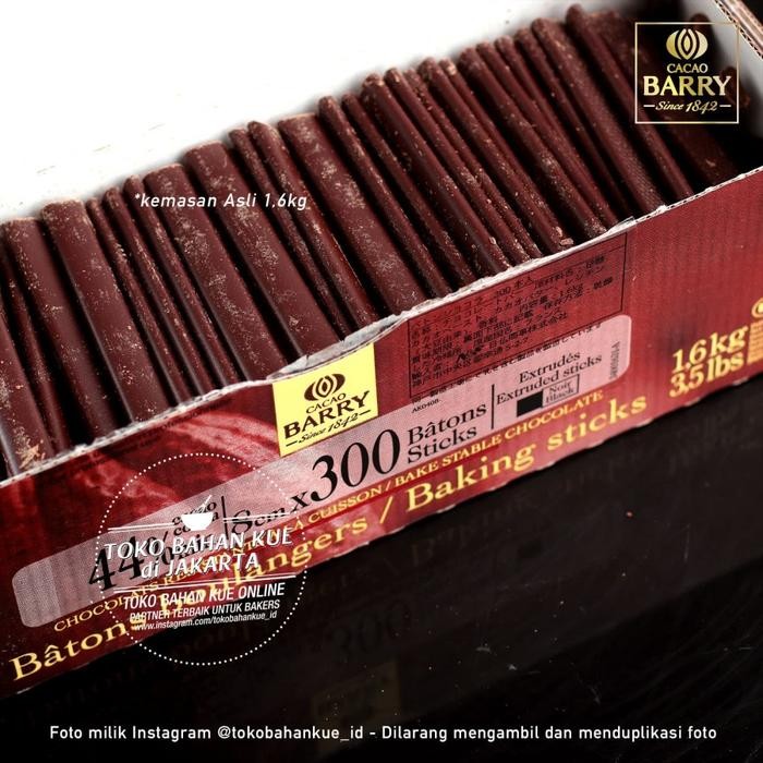 

Cacao Barry - Baking Stick 44% 500gr Dark Chocolate Batons Sticks