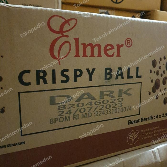 

Elmer crispy ball dark ( 4box @2,5kg )