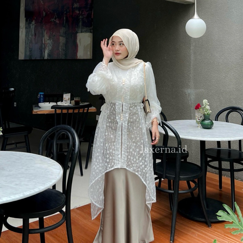 BIANCA OUTER Outer Brukat Outer Raya Series Baju Lebaran Outer Kondangan Baju Kondangan Kebaya Baju
