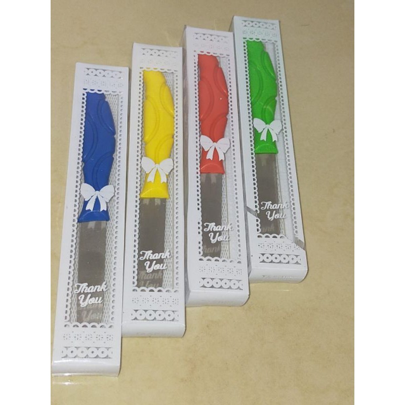 souvenir pisau dapur kecil unik dan berman faat 100 pcs
