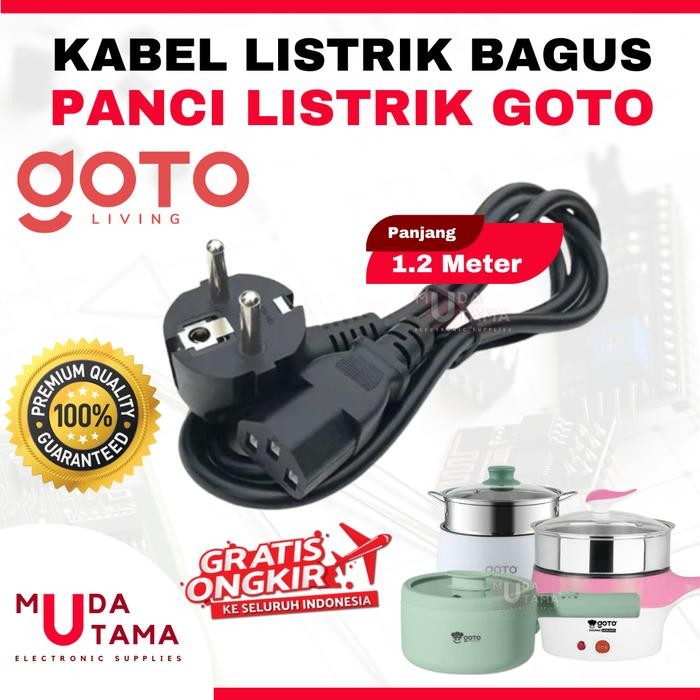 KABEL LISTRIK PANCI LISTRIK GOTO HIGH QUALITY ANTI KORSLET COK KABEL PANCI PORTABLE GOTO KABEL