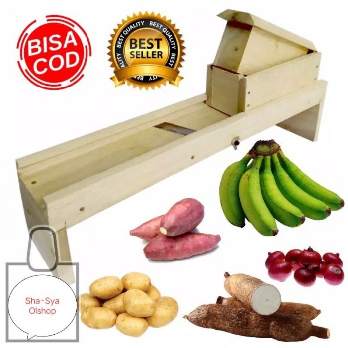 Terlaris ALAT PENGIRIS KERIPIK SINGKONG UBI SUGU KERIPIK IRIS BAWANG