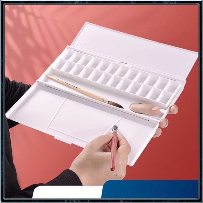 

Empty Metal Watercolor Case 24 Half Pan Art Kreation Empty Watercolor