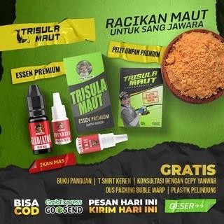 Sale Terbatas Paket Essen Trisula Maut Dan Pelet Umpan Mancing Mas Nila Bawal Laut Aman