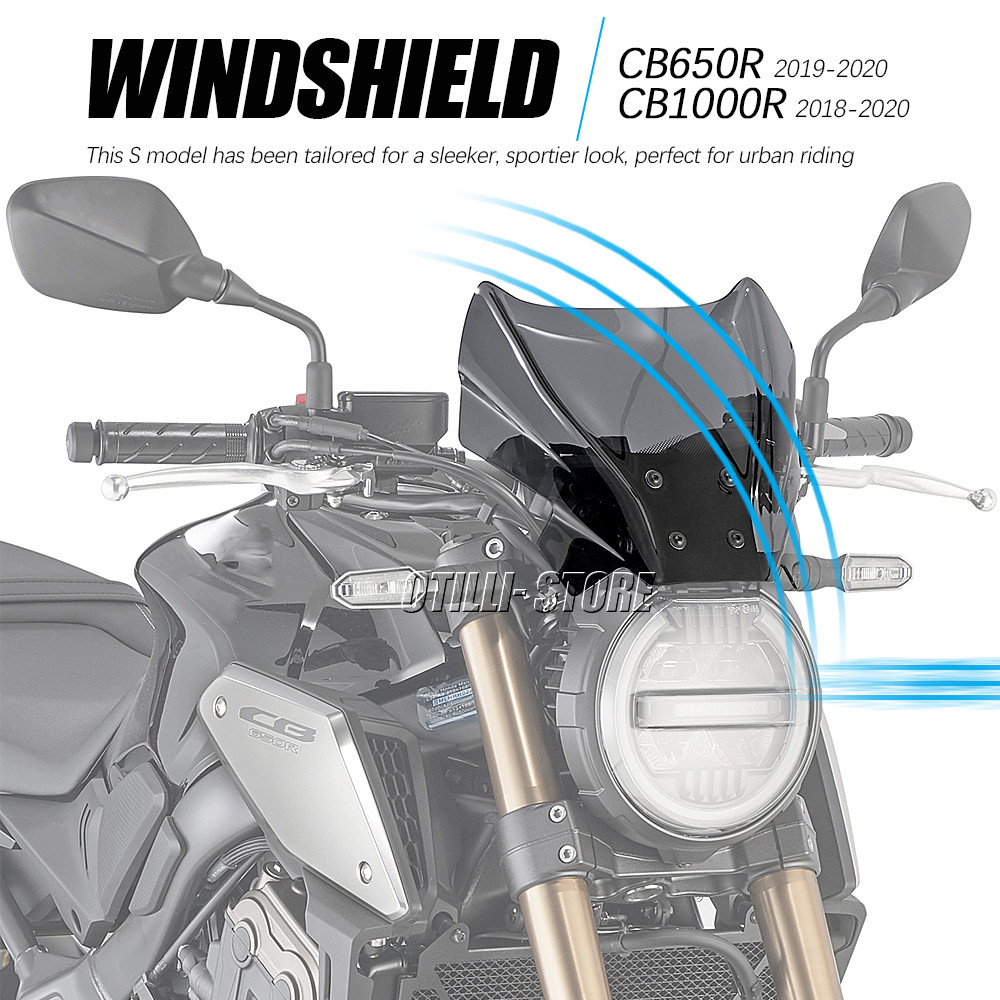New Motorcycle Cb650R Cb 650 R Cb1000R Cb 1000 R Windshield Windscreen For Honda Cb 650 R Wind