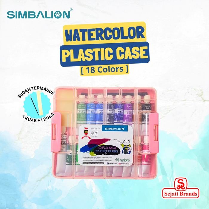 

Simbalion Watercolor Plastic Case Wcp 18 /Gcp 18A - Cat Air Simbalion