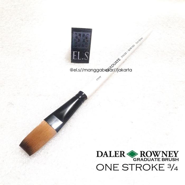 

Daler Rowney Graduate Brush One Stroke 3/4 (Kuas Lukis)