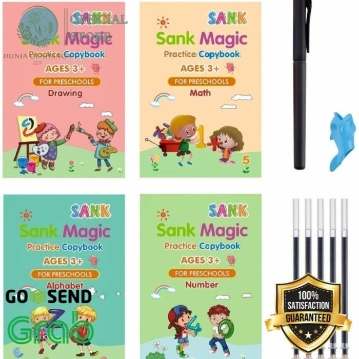 

Set Buku Latihan Menulis Kaligrafi Sank Magic / Practice Book Dunol