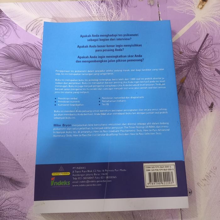

Buku Bank Soal Tes Psikometri By Mike Bryon