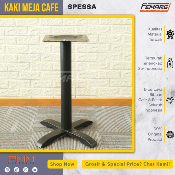 kaki meja FEMARG spessa cafe restoran foodcourt antik besi cor