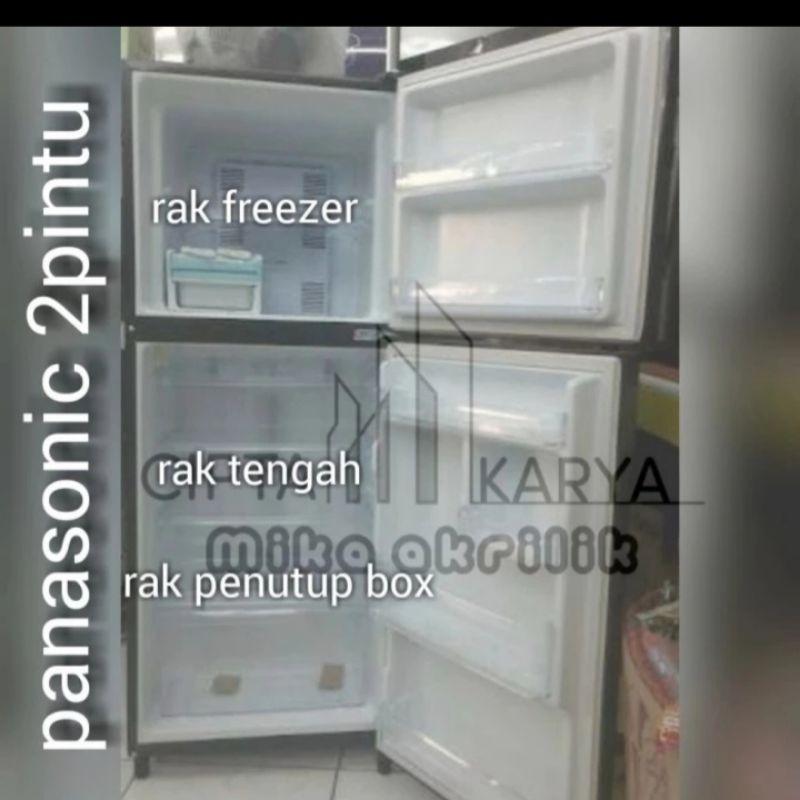 Rak Kulkas Panasonic 2 Pintu Mika Akrilik Handmade