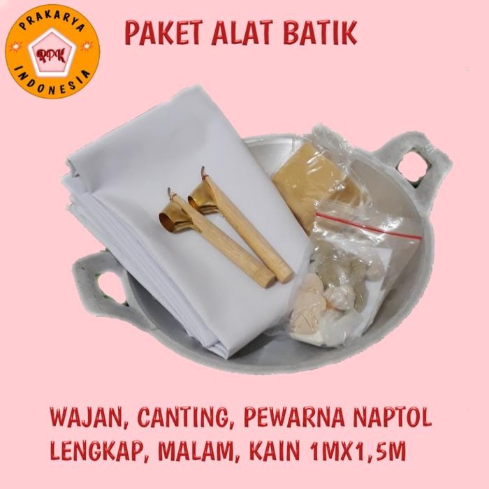 

Canting, Malam, Wajan Paket Membatik, Gosend, Grab Express #Gratisongkir