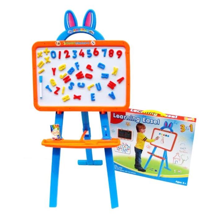 

Learning Easel 3 In 1 / Drawing Board Set / Papan Tulis Anak #Gratisongkir