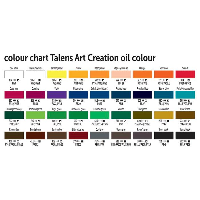 

Talens Art Creation Oil Colour Tube 40 Ml #Gratisongkir