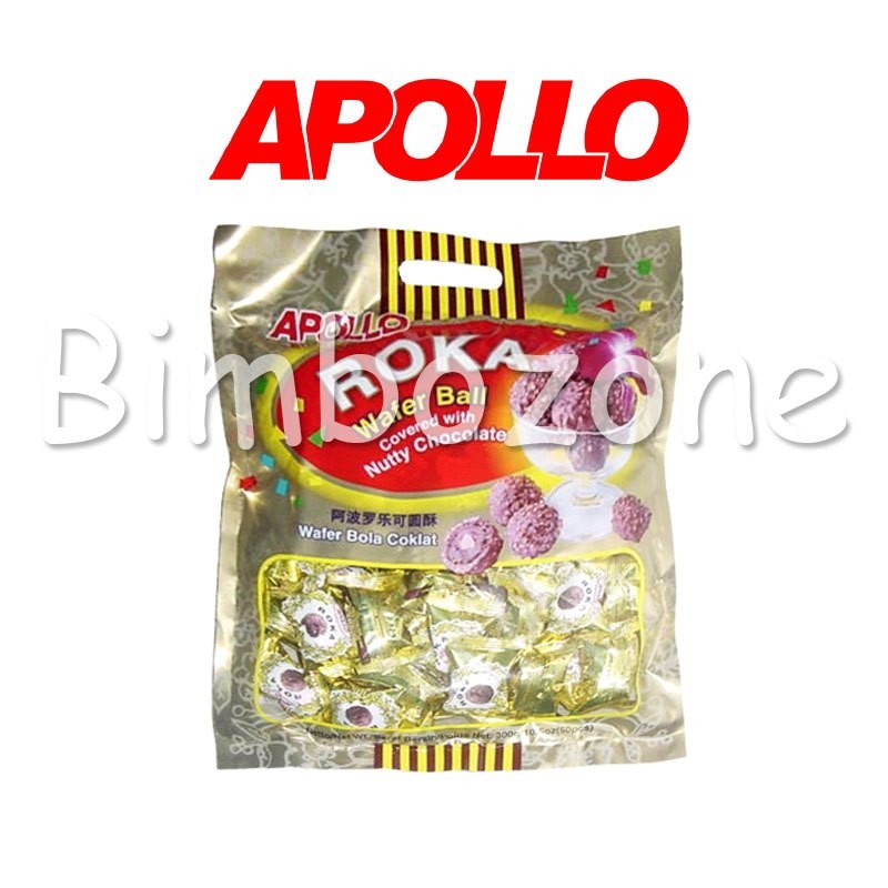 

Bimbozone - Coklat APOLLO ROKA WAFER BALL 15pcs 35pcs 50pcs