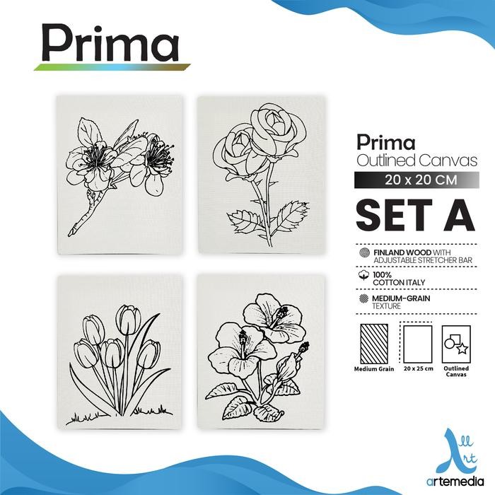 

Kanvas Lukis Bergambar Prima Outlined 20X25Cm Cotton Canvas #Gratisongkir