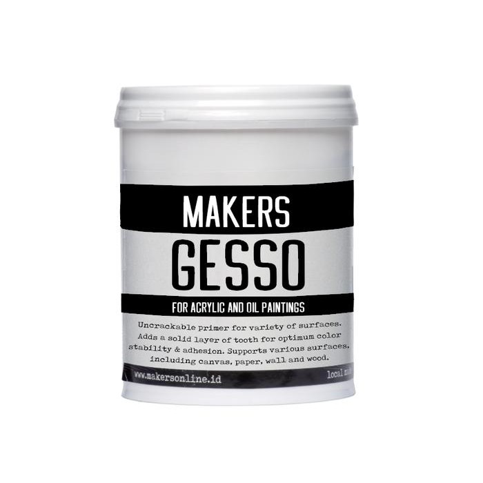 

Makers Gesso Canvas Primer 1000 Ml #Gratisongkir