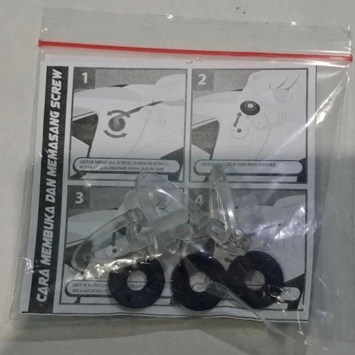 Product Laris Baut Plastik Helm Mds Superpro Super Cross Original