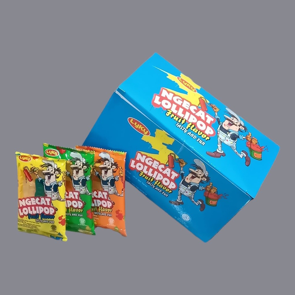 

Ranjani Ngecat Lolipop Permen Bentuk Roll Cat [24 pcs/box]