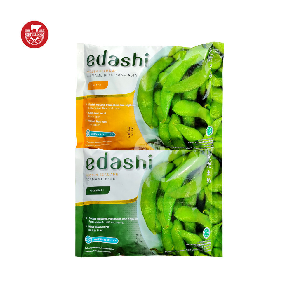 

EDASHI Edamame Frozen 500gr, Kacang Edamame Beku