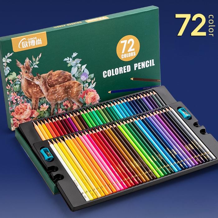 

Obos Oil Pencil Color Pensil Warna Minyak 48/72 Pencil Color Set
